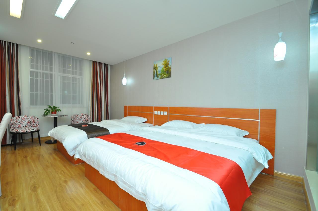 Thank Inn Chain Hotel West Eleven Road Mall Linyi  Extérieur photo